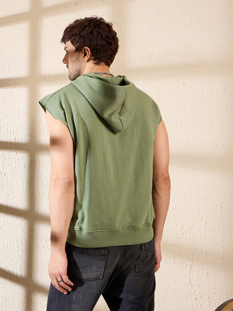 Mineral Green Lift Club Zipped Tank Tshirt T-shirts Fugazee 