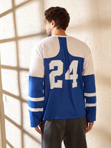 Royal Blue Mesh Hockey Jersey Tshirt T-shirts Fugazee 