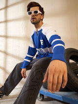 Royal Blue Mesh Hockey Jersey Tshirt T-shirts Fugazee 