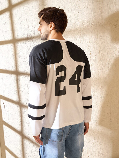 White Mesh Hockey Jersey Tshirt T-shirts Fugazee 