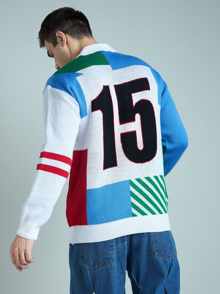 Tennis Graphic Polo Sweater Sweaters Fugazee 