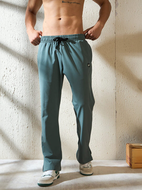 Cadet Blue Boot Cut Trackpants Trackpants Fugazee 