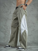 Sage Green Cut And Sew Trackpants Trackpants Fugazee 