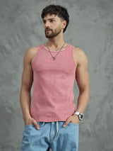 Amber Acid Ribbed Vest T-shirts Fugazee 