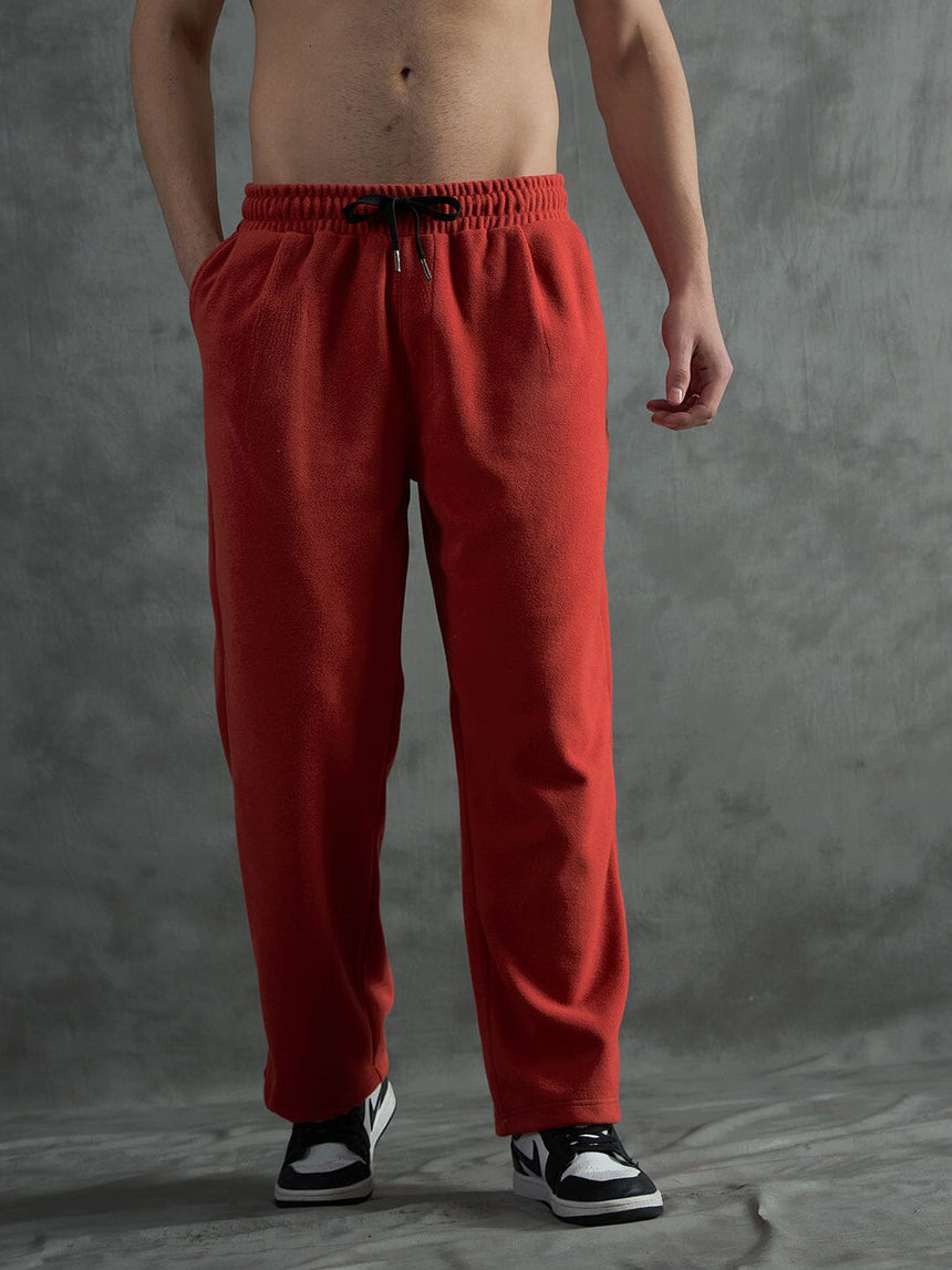 Orange Inmate Polar Fleece Trackpants Trackpants Fugazee 