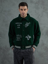 Green Generational Talent Varsity Jacket Jackets Fugazee 