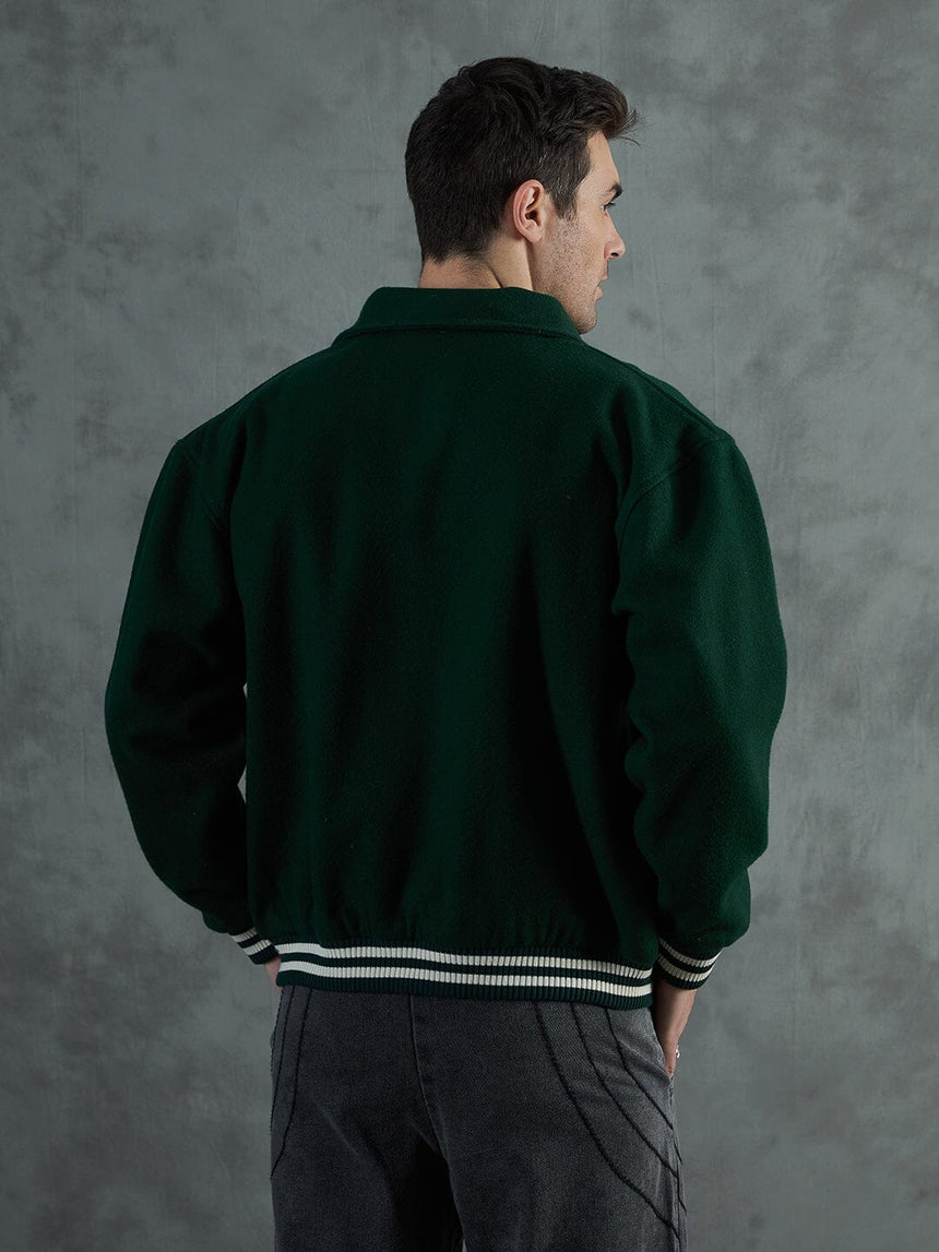 Green Generational Talent Varsity Jacket Jackets Fugazee 