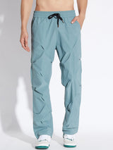 Teal Parachute Pleated Trackpants Trackpants Fugazee 