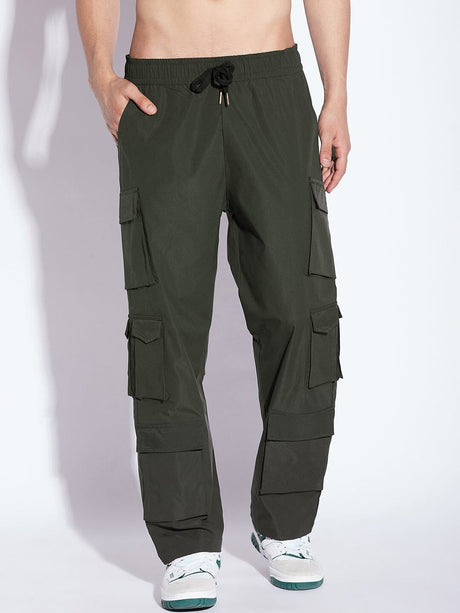 Military Olive Tactical Cargo Trackpants Trackpants Fugazee 