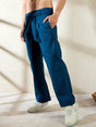 Navy Twill Korean Baggy Pants Trousers Fugazee 