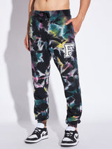 Multi Colour Tie and Dye Oversized Joggers Trackpants Fugazee 