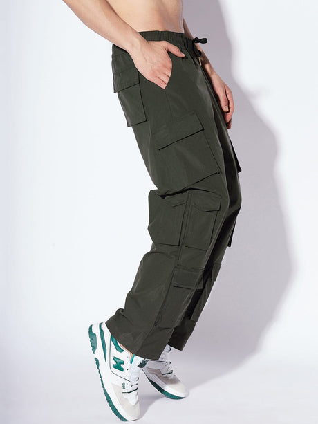 Military Olive Tactical Cargo Trackpants Trackpants Fugazee 