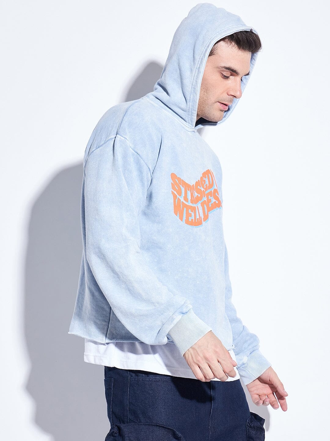 Cropped hoodie outlet mens