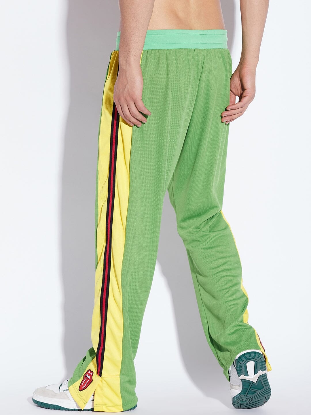 Green trackpants hot sale