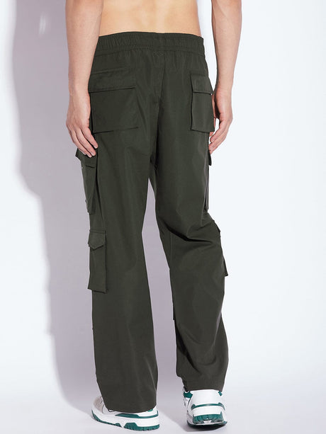 Military Olive Tactical Cargo Trackpants Trackpants Fugazee 