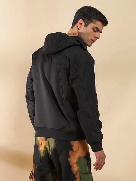 Black Baggy Smugglers Hooded Sweatshirt Sweatshirts Fugazee 