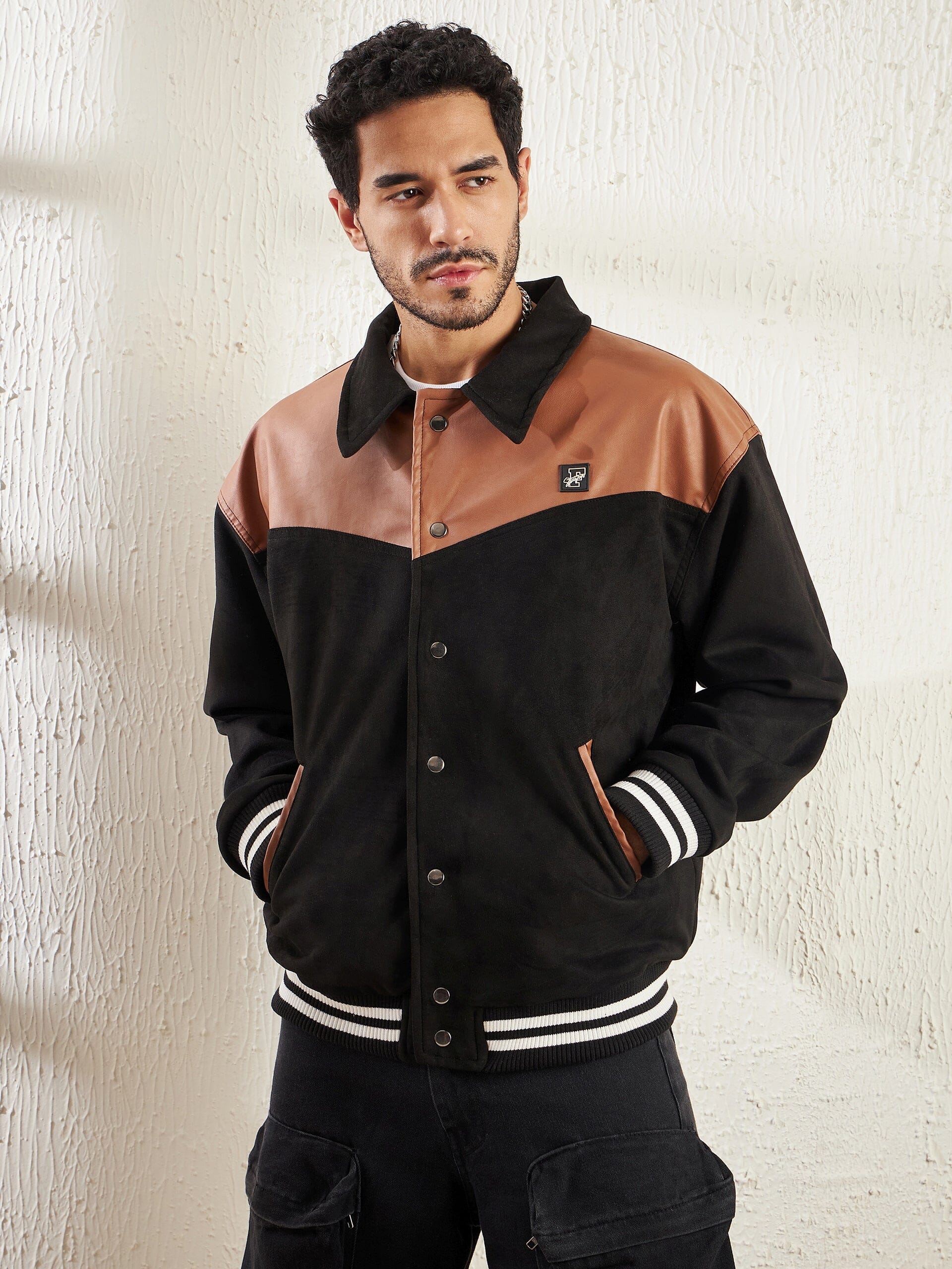 Buy Campus Sutra Men Brown Suede Windcheater Outdoor Bomber Jacket Online  at Best Prices in India - JioMart.