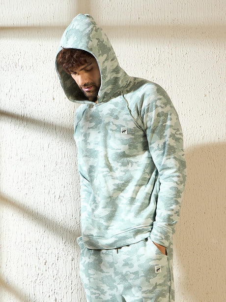 Light Camo Oversized Hooded Sweatshirt Sweatshirts Fugazee 