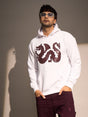 White Dragon Embroidery Oversized Hoodie Sweatshirts Fugazee 