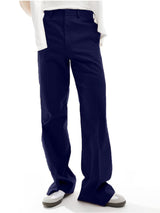 Navy Highwaisted Bell Bottom Trousers Trousers Fugazee 