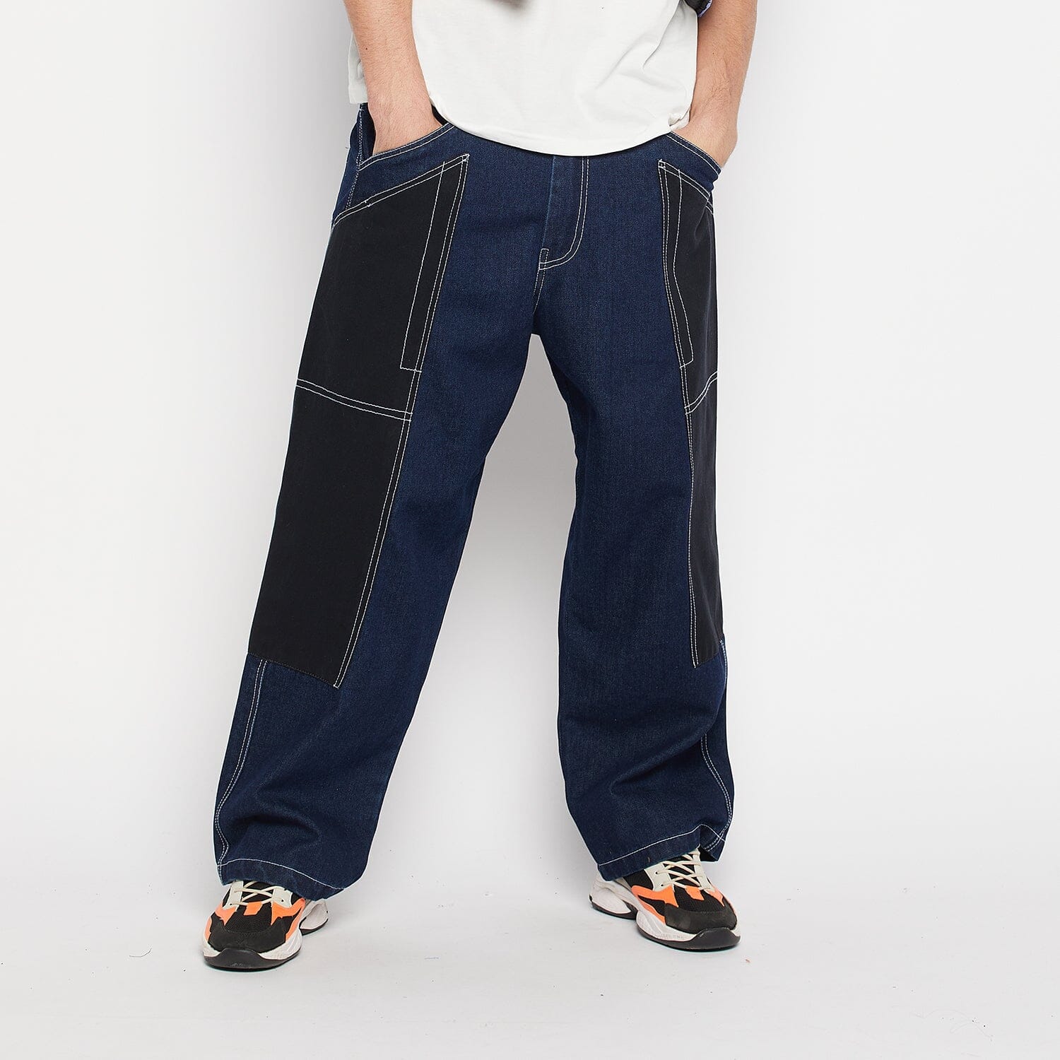 Dion Lee contraststitching Panelled Jeans  Farfetch