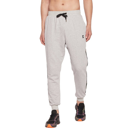 Grey Camo Taped Cut-Sew Jogger Trackpants Fugazee 