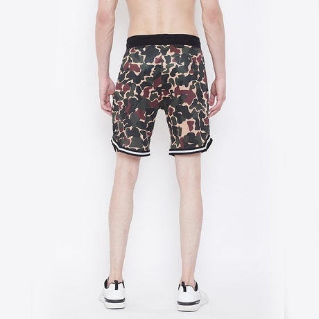 Camo Mesh BasketBall Shorts Shorts - Fugazee