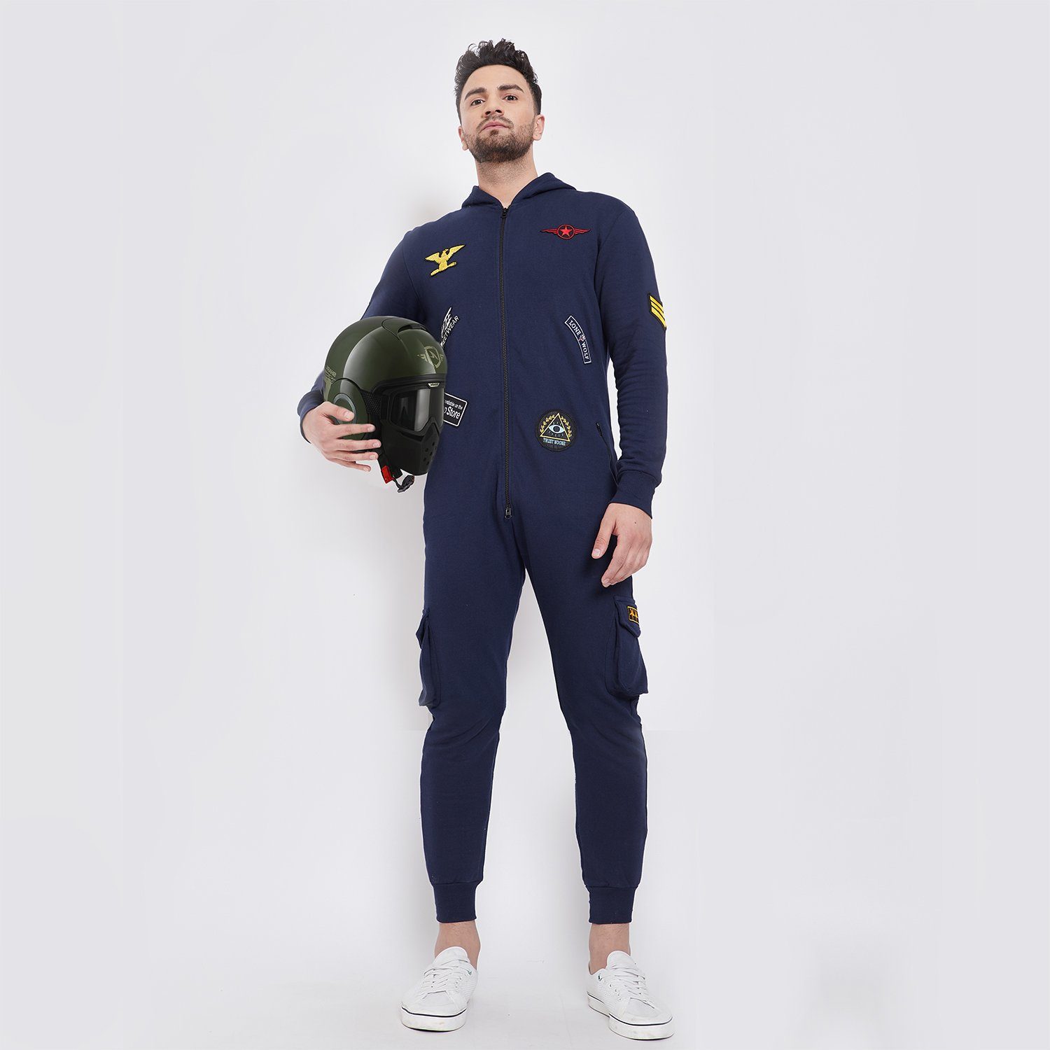 Navy jump suits online