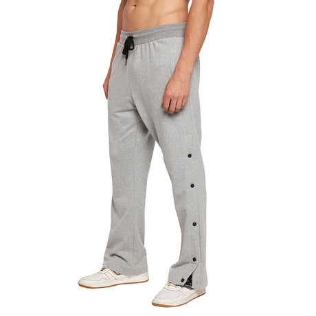 Grey Flared Snapbutton Joggers Trackpants Fugazee 