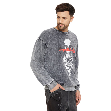 Acid Syndicate Graphic Oversized Sweatshirt Sweatshirts Fugazee 