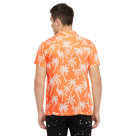 Orange Palms Cuban Shirt Shirts Fugazee 