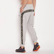 Grey Camo Taped Cut-Sew Jogger Trackpants Fugazee 