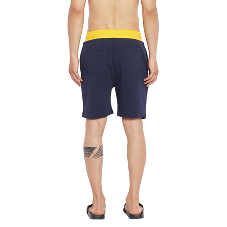 NAVY GROW GRAPHIC RELAXED FIT SHORTS Shorts Fugazee 