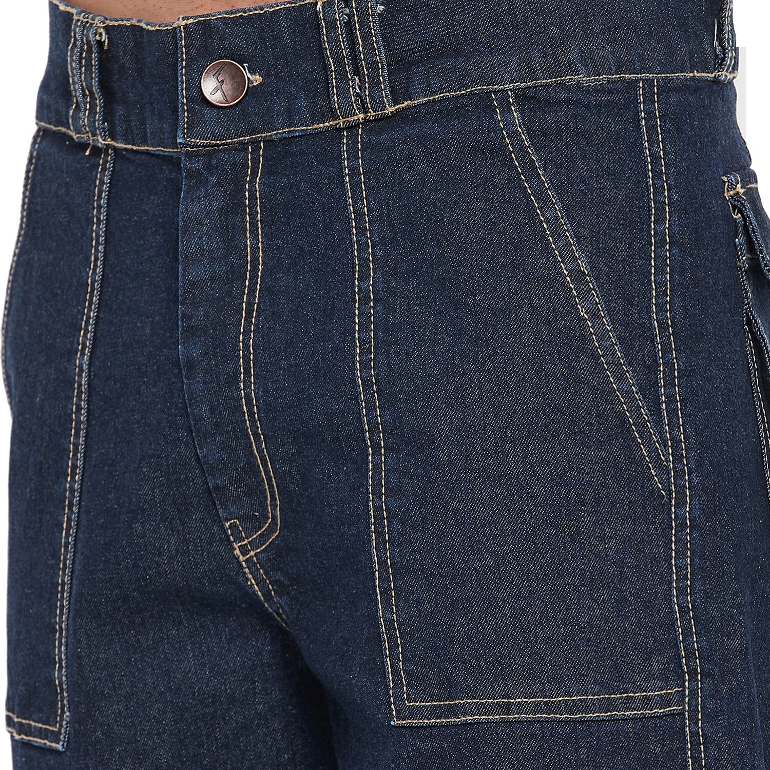 Mens Straight Leg Jeans Basic Work Denim Trousers Pants Big Tall All Waist  Sizes | eBay